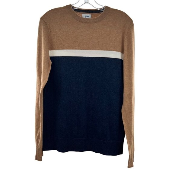 Old Navy Men's Color Block Pullover Sweater Lightweight Size Small - Picture 1 of 9